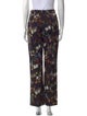 Valentino Printed Straight Leg Pants