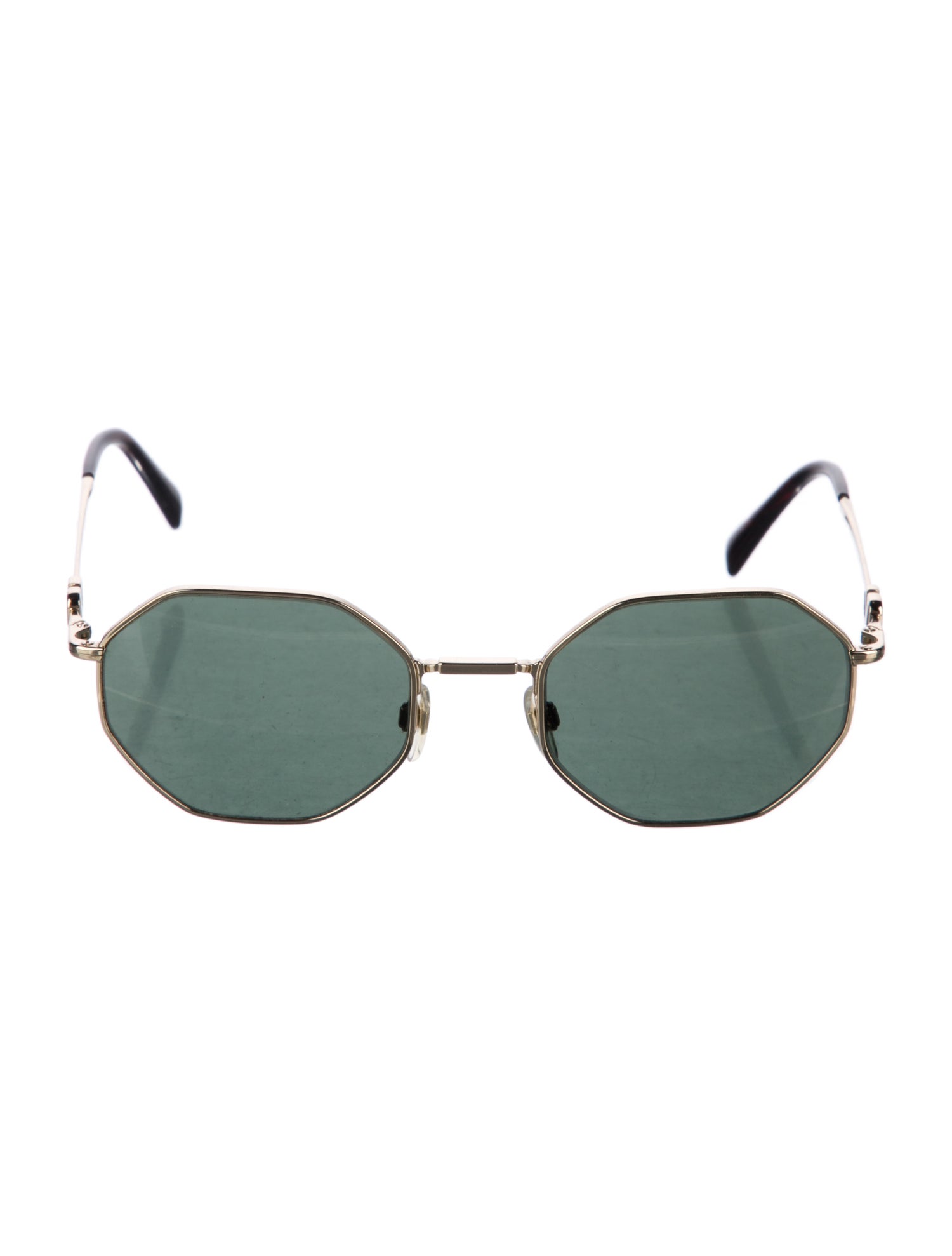 Valentino Rockstud Accents Round Sunglasses