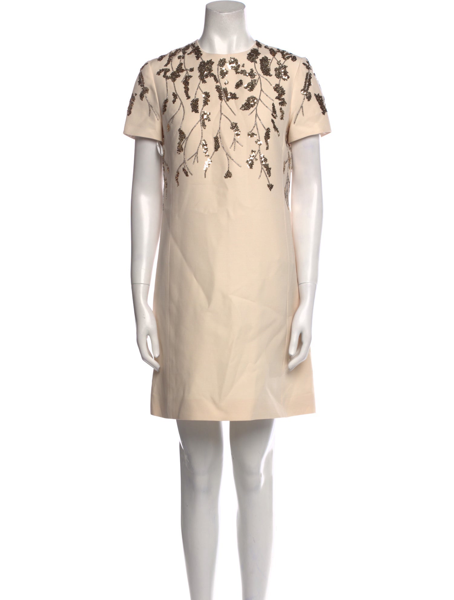 Valentino Virgin Wool Mini Dress w/ Tags