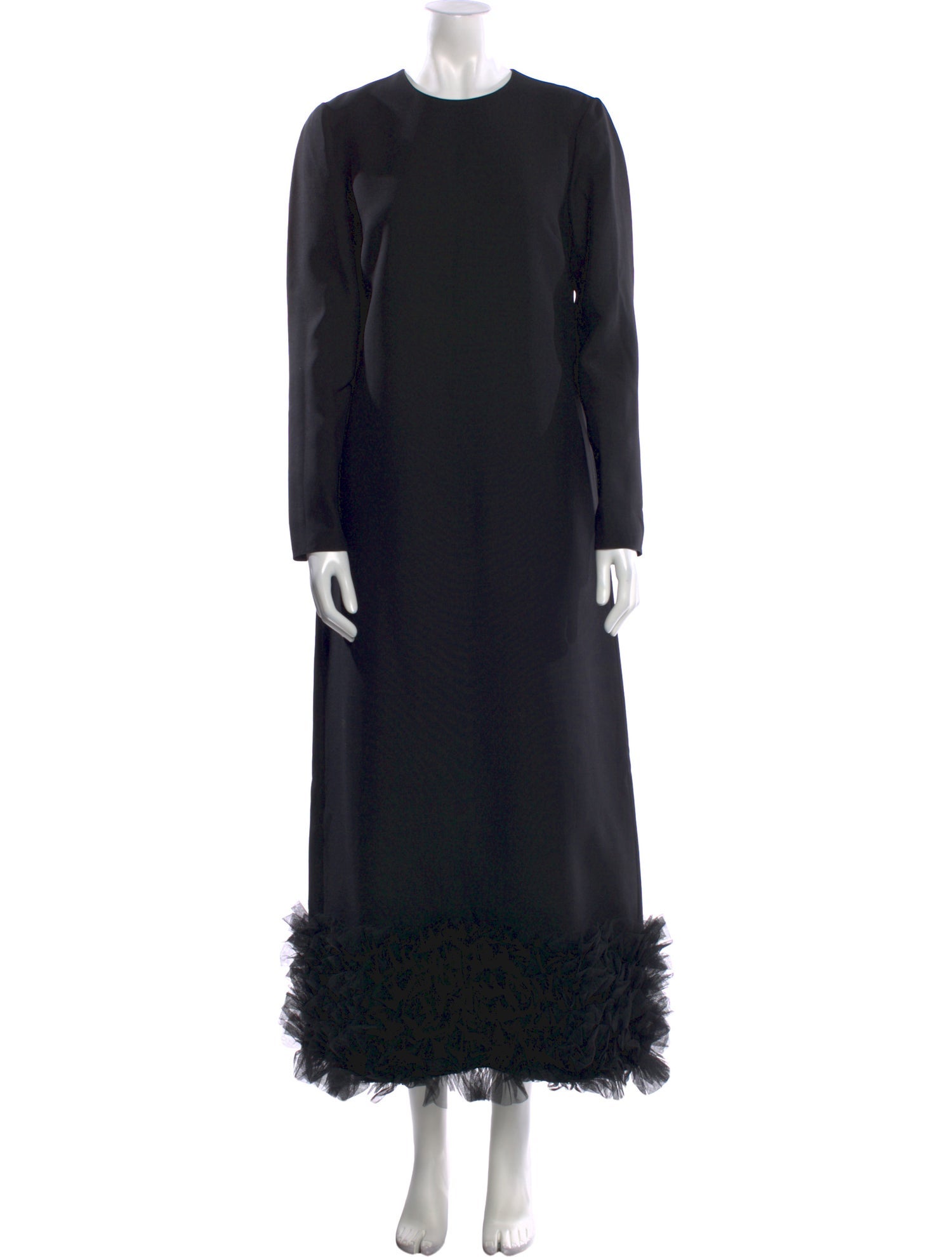 Valentino Virgin Wool Long Dress