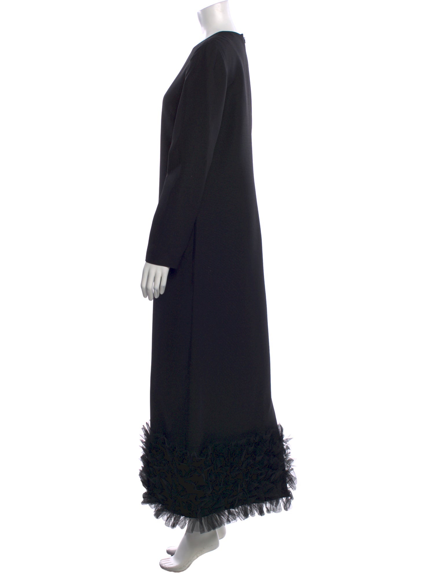 Valentino Virgin Wool Long Dress
