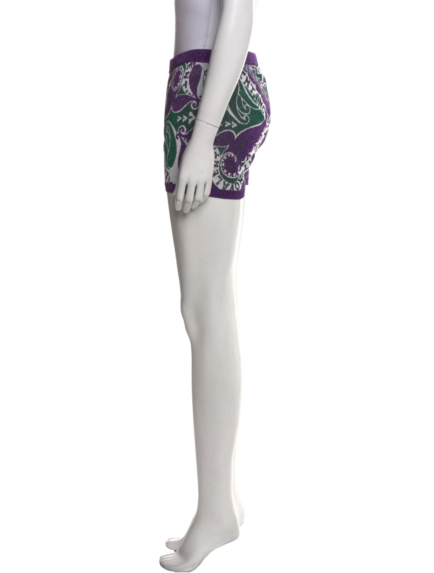 Valentino Printed Mini Shorts