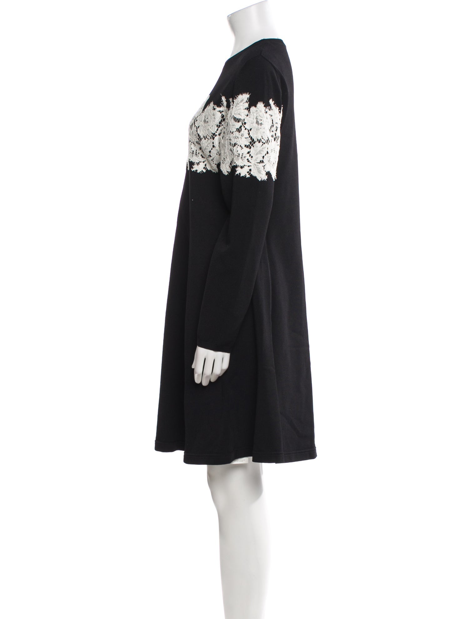 Valentino Lace Pattern Knee-Length Dress