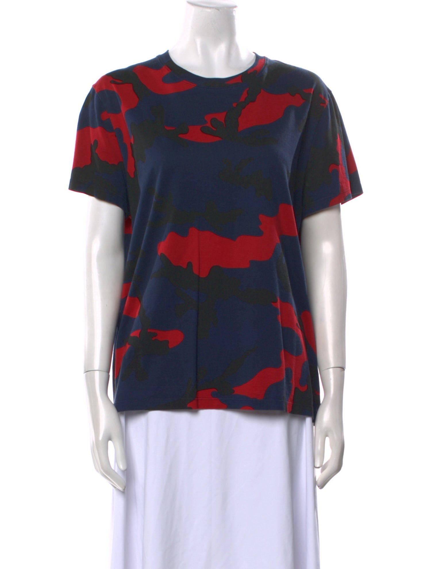 Valentino Printed Crew Neck T-Shirt