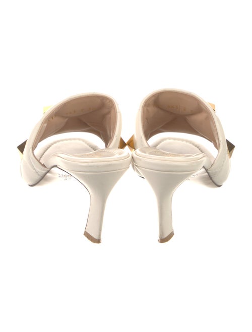 Valentino Rockstud Accents Leather Slides