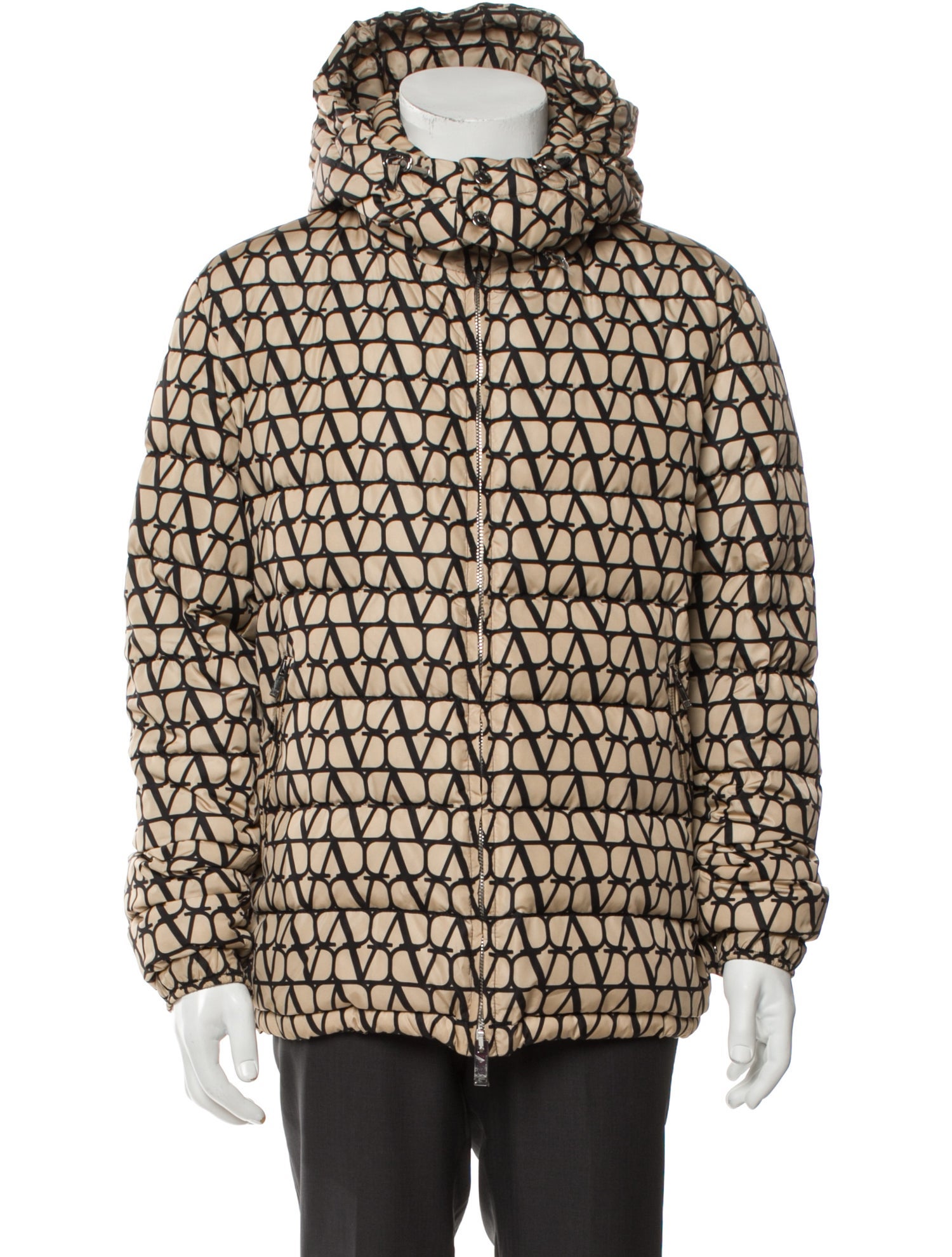 Valentino Printed Puffer Coat w/ Tags