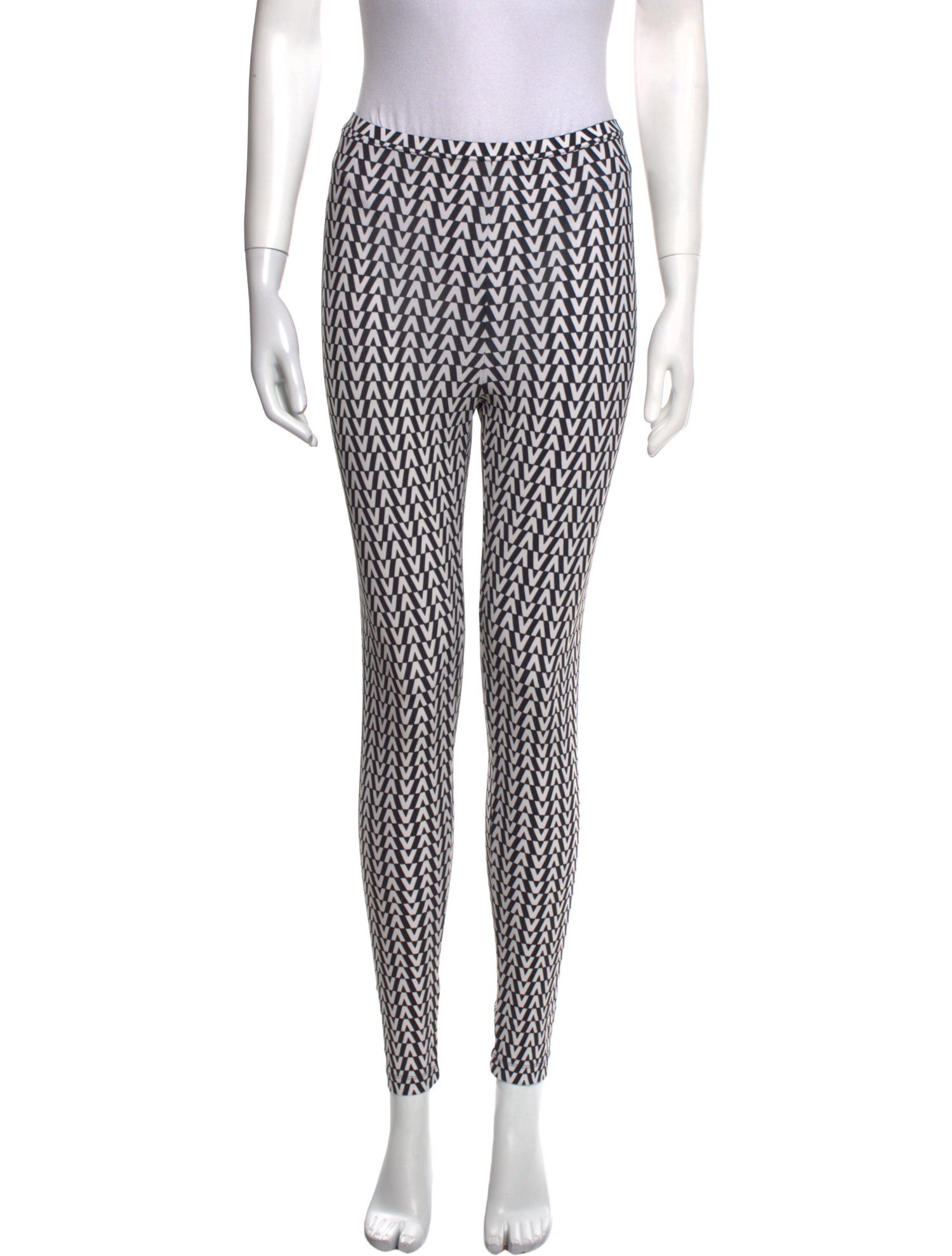 Valentino Nylon Skinny Leg Pants