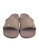 Valentino Rockstud Accents Rubber Slides