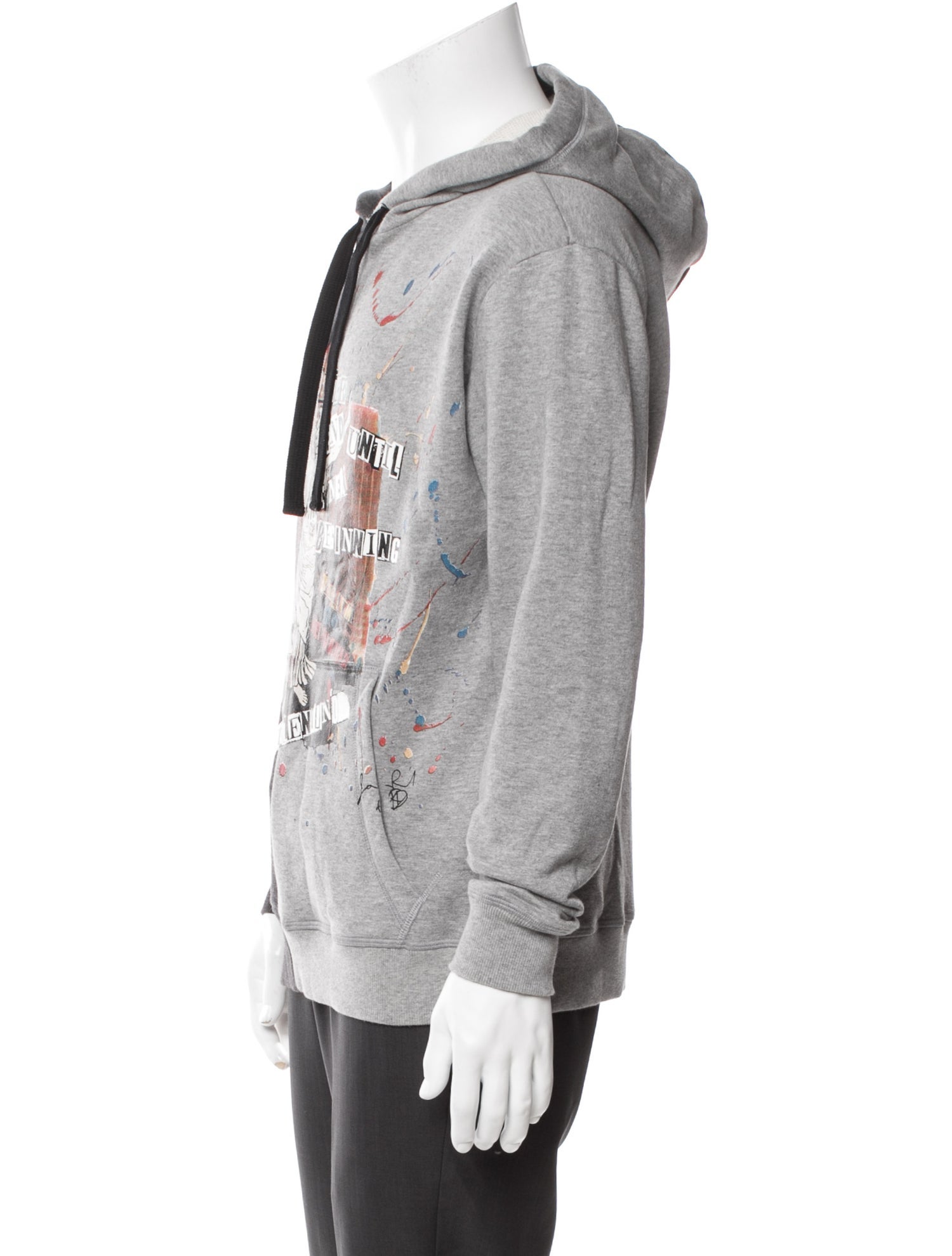 Valentino Graphic Print Crew Neck Hoodie