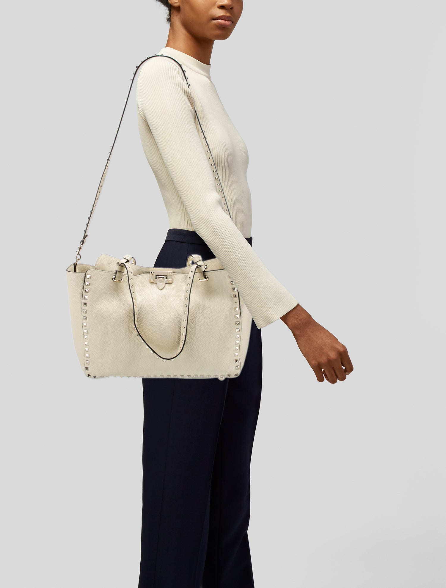 Valentino Rockstud Tote Large
