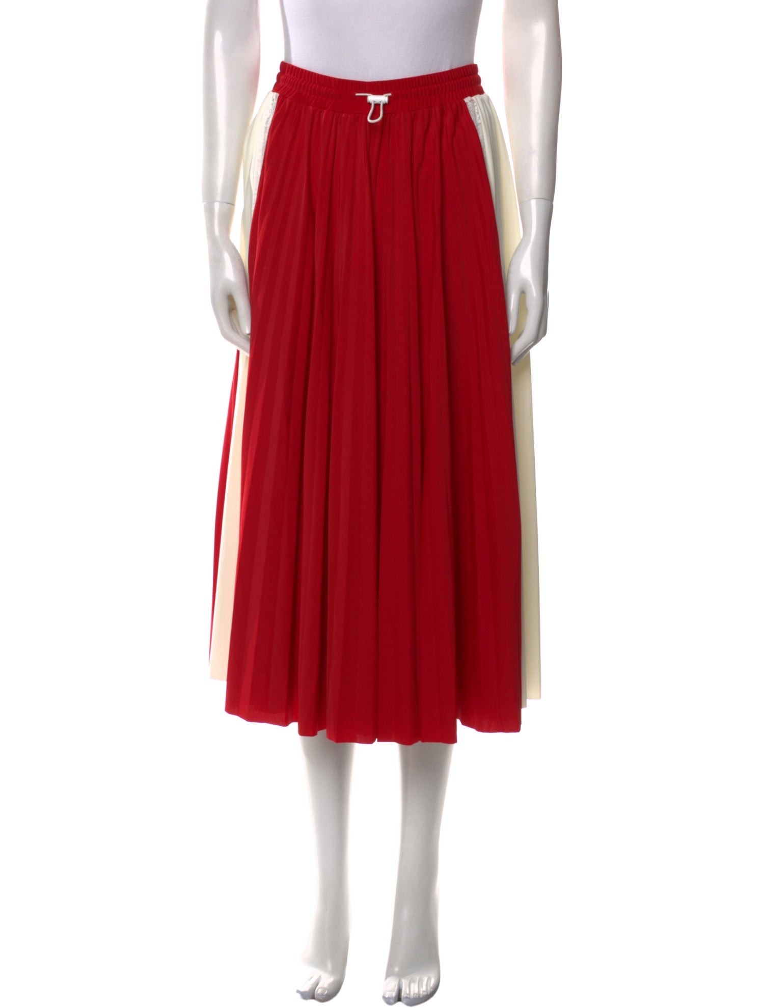 Valentino Lace Trim Embellishment Midi Length Skirt