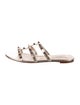 Valentino Rockstud Accents Leather Slides