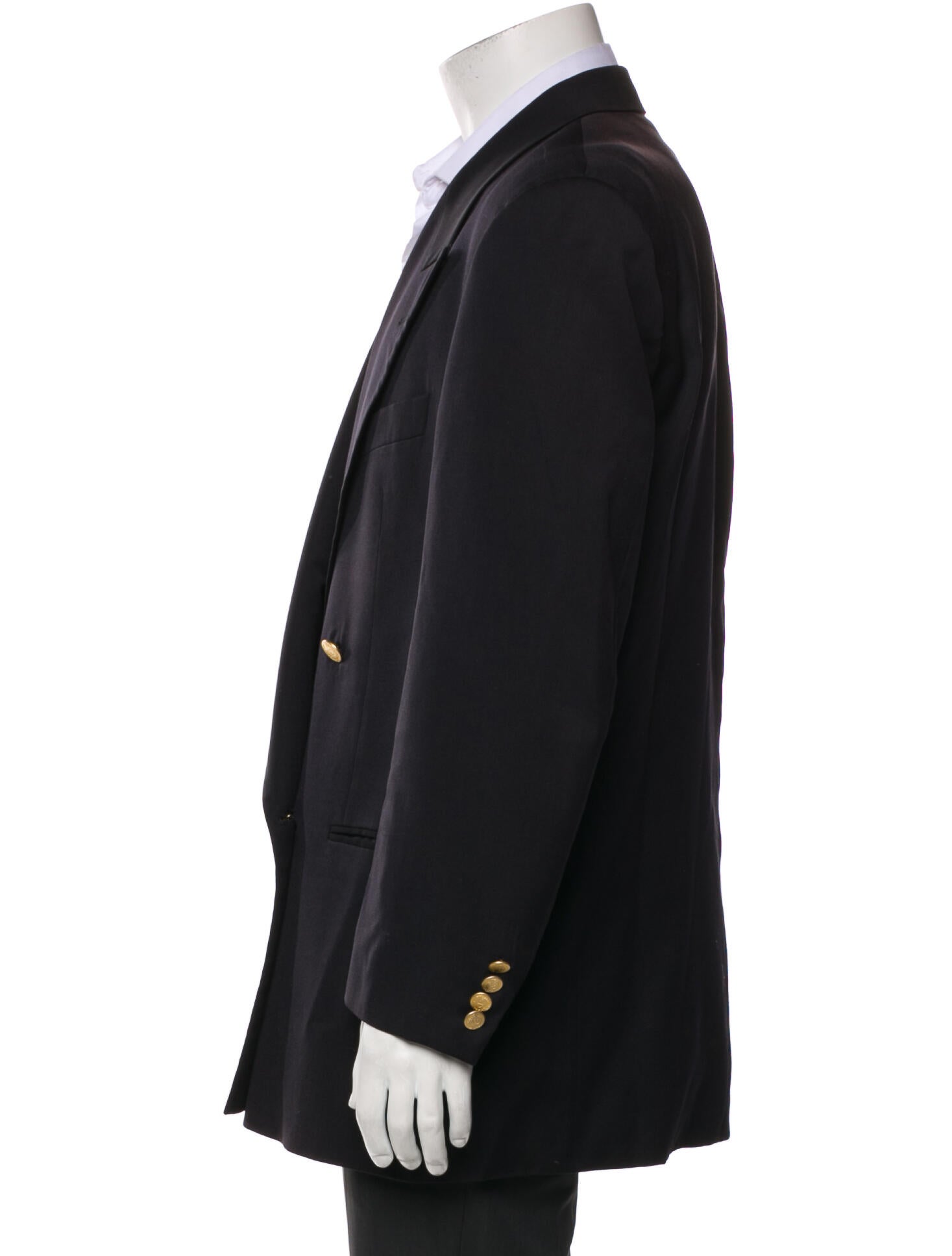 Valentino Vintage Rockstud Accents Peacoat