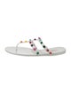 Valentino Rockstud Accents Rubber Slides