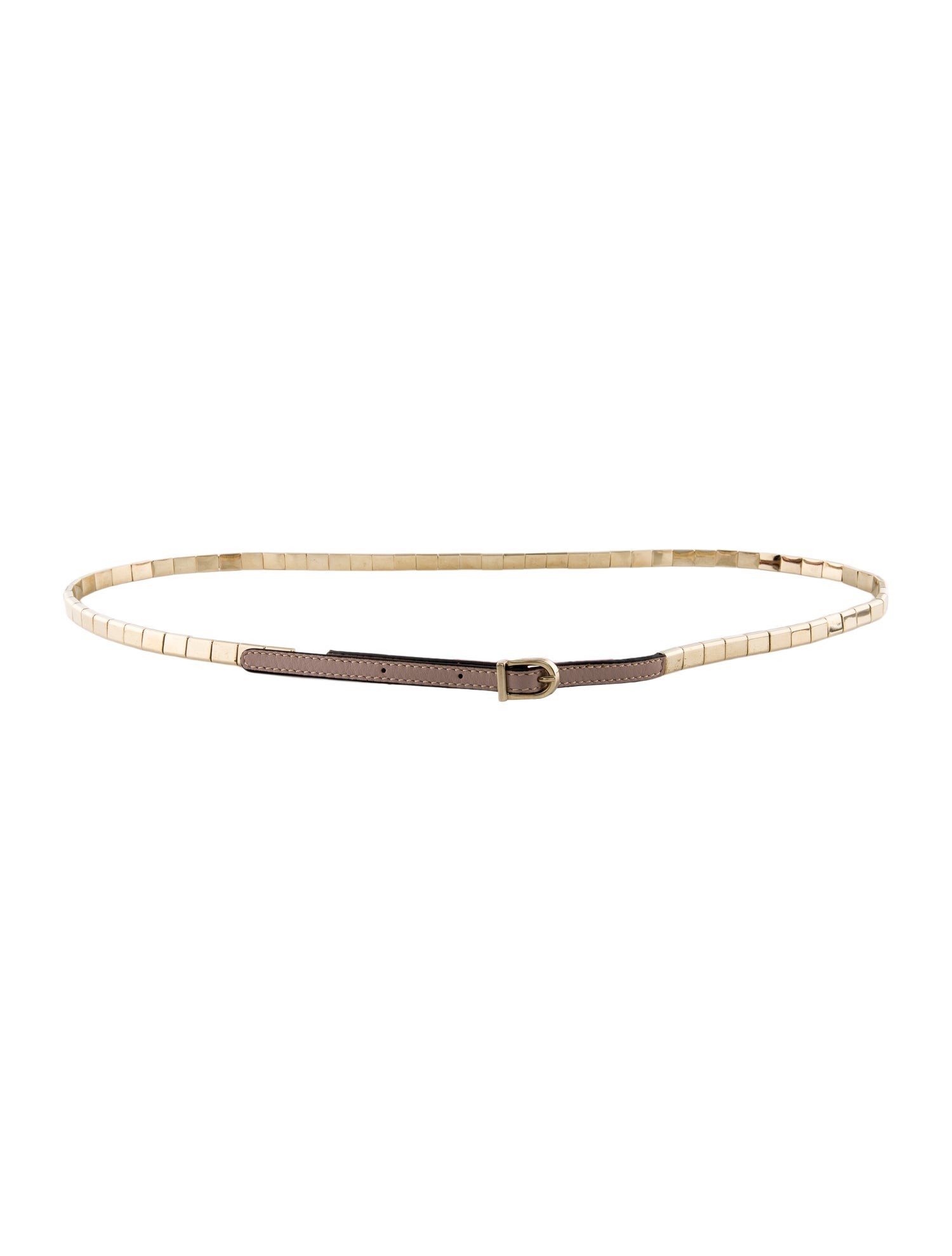 Valentino Skinny Metal Belt
