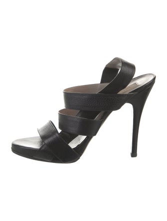 Valentino Leather Slingback Sandals