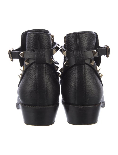 Valentino Rockstud Accents Leather Boots