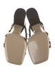 Valentino Rockstud Accents Leather Slides