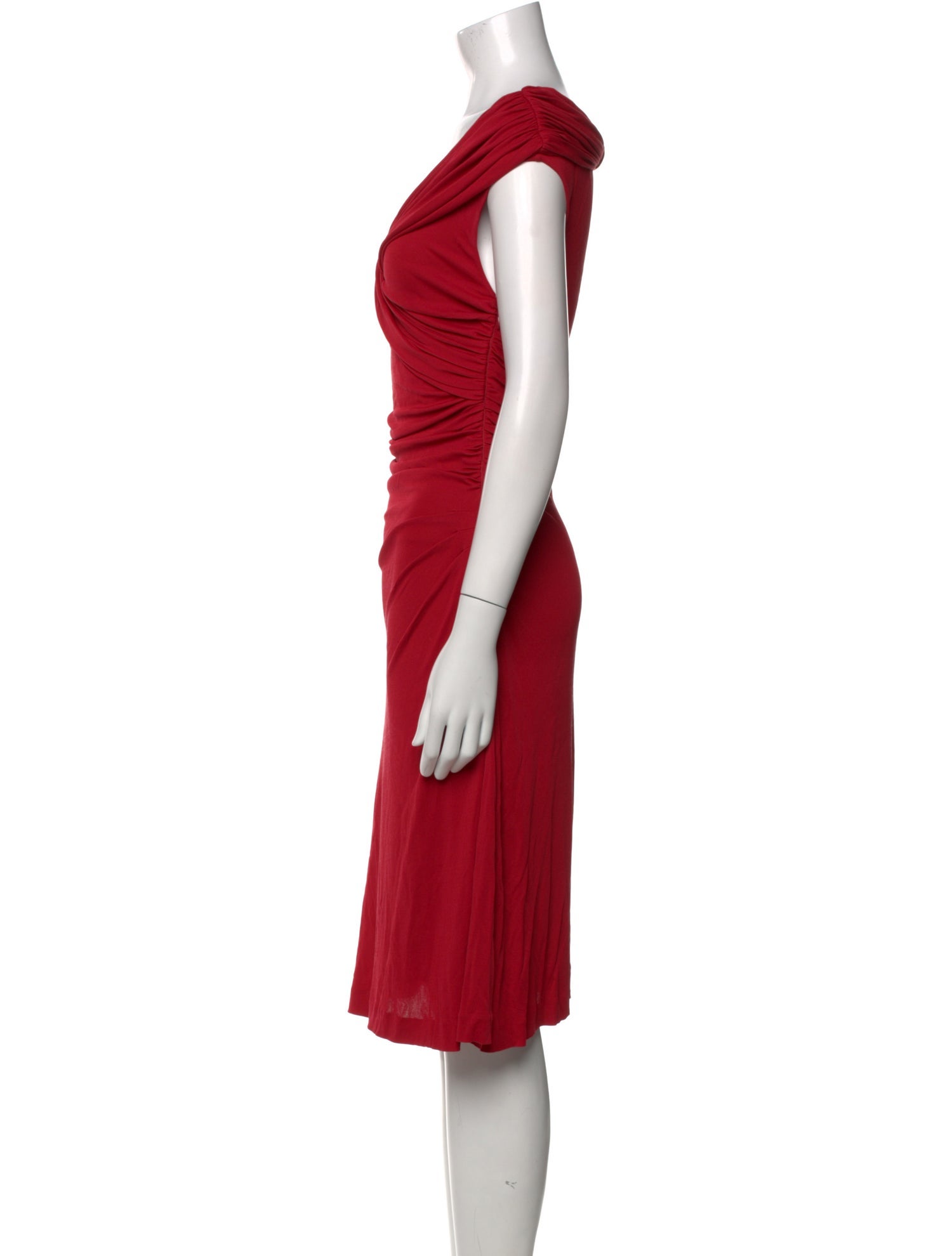 Valentino Silk Midi Length Dress