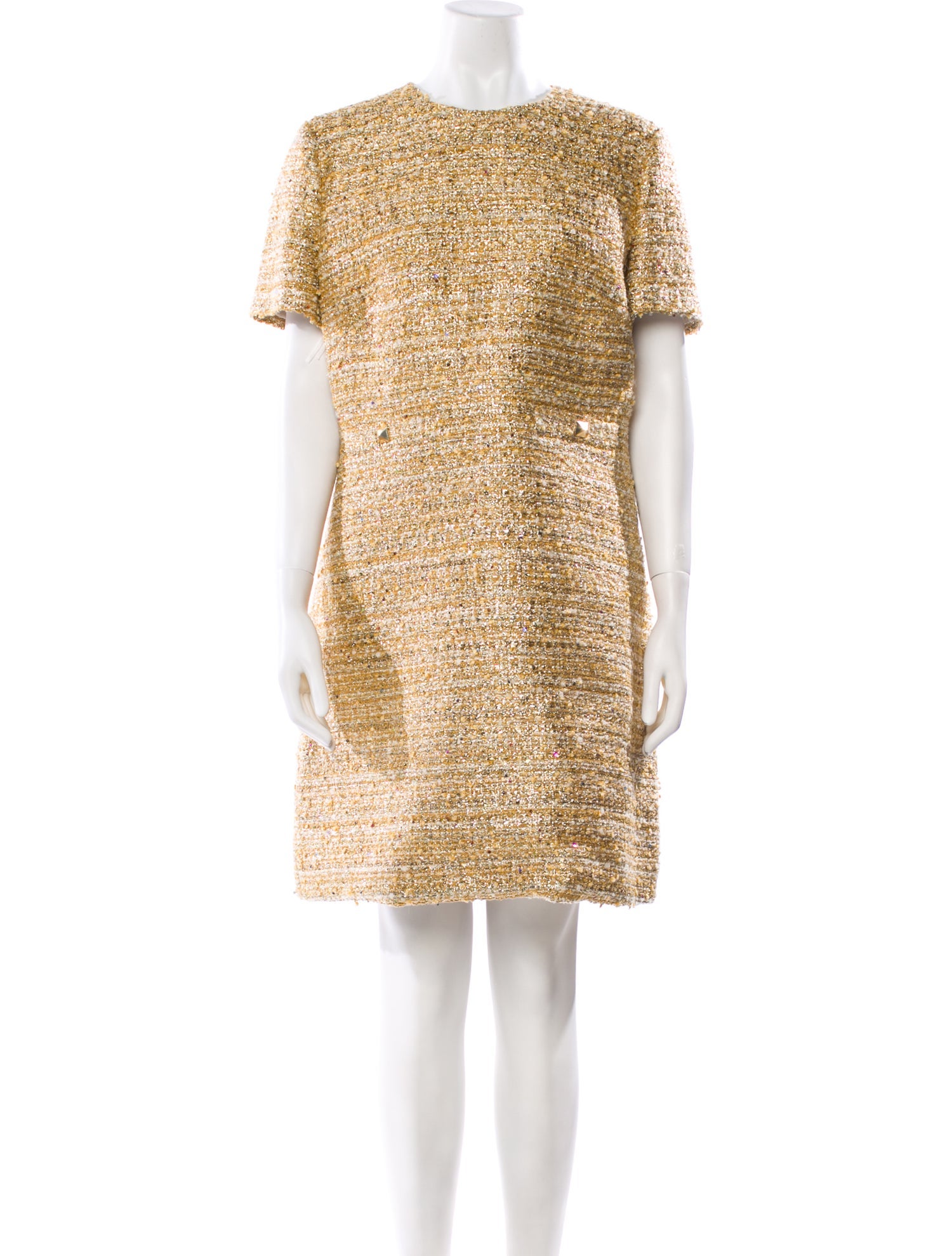 Valentino Crew Neck Mini Dress