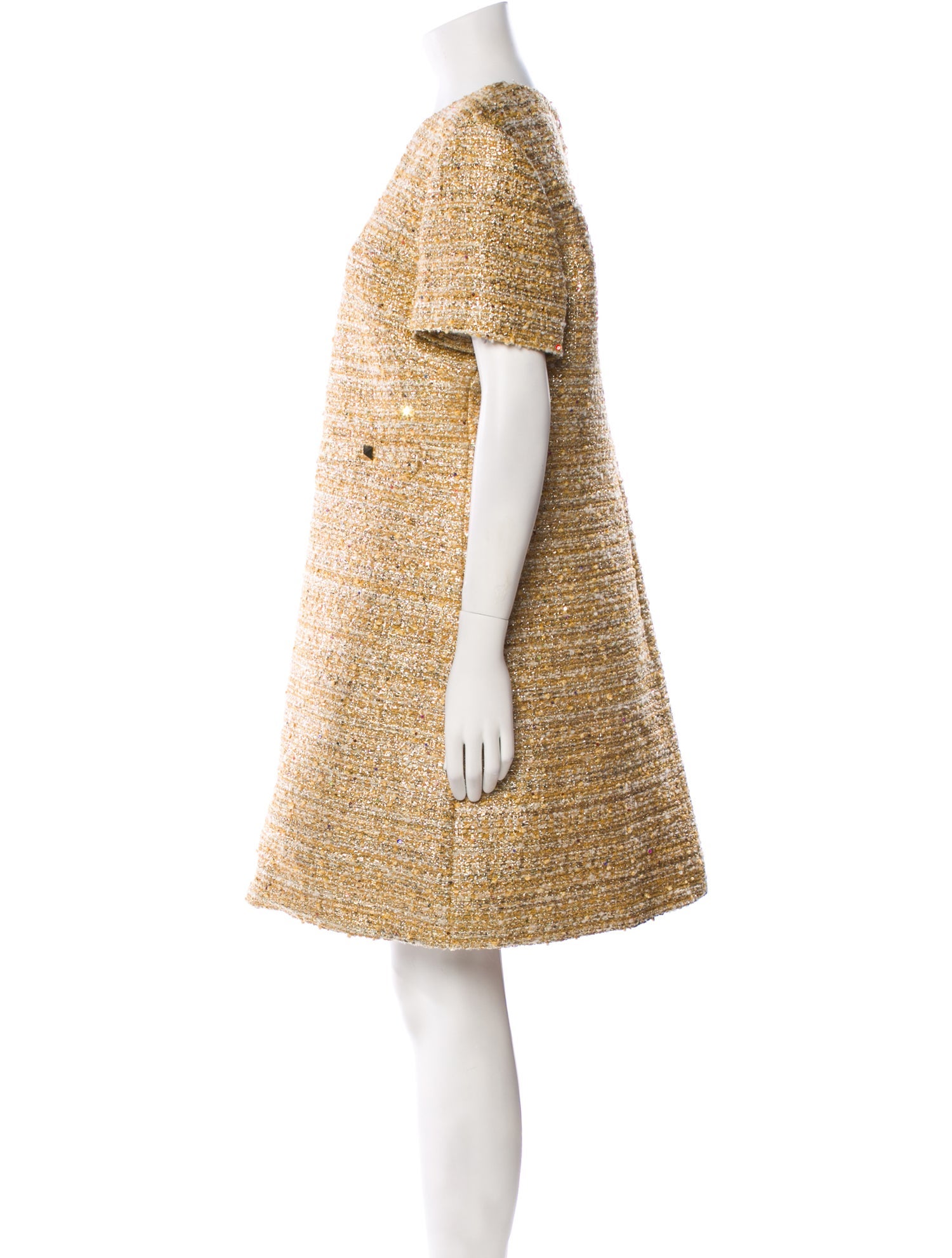 Valentino Crew Neck Mini Dress