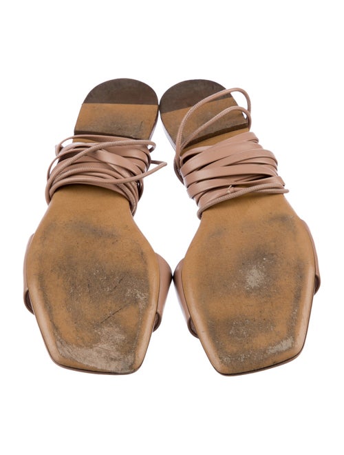 Valentino Rockstud Accents Leather Gladiator Sandals