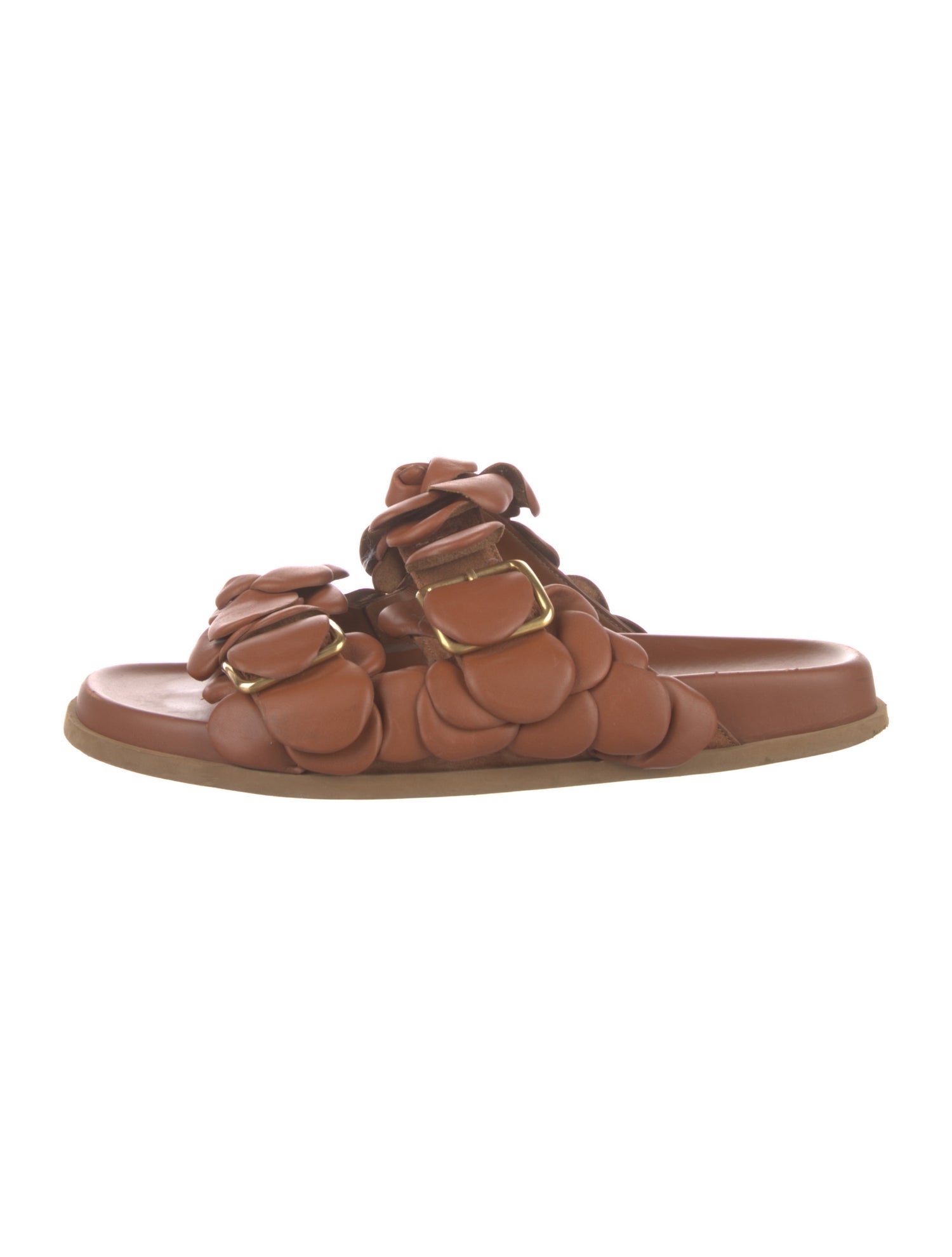Valentino Leather Slides