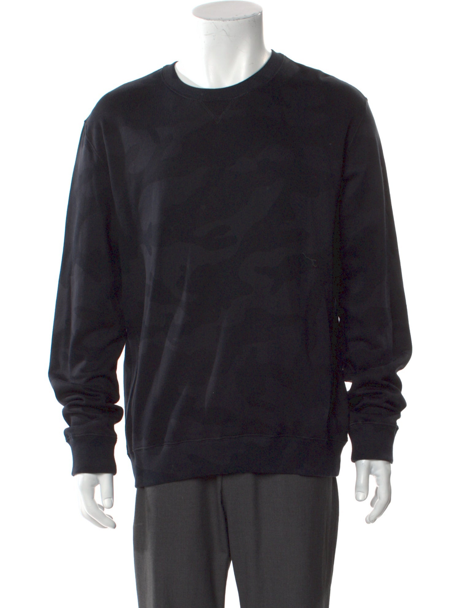 Valentino Rockstud Accents Crew Neck Sweatshirt