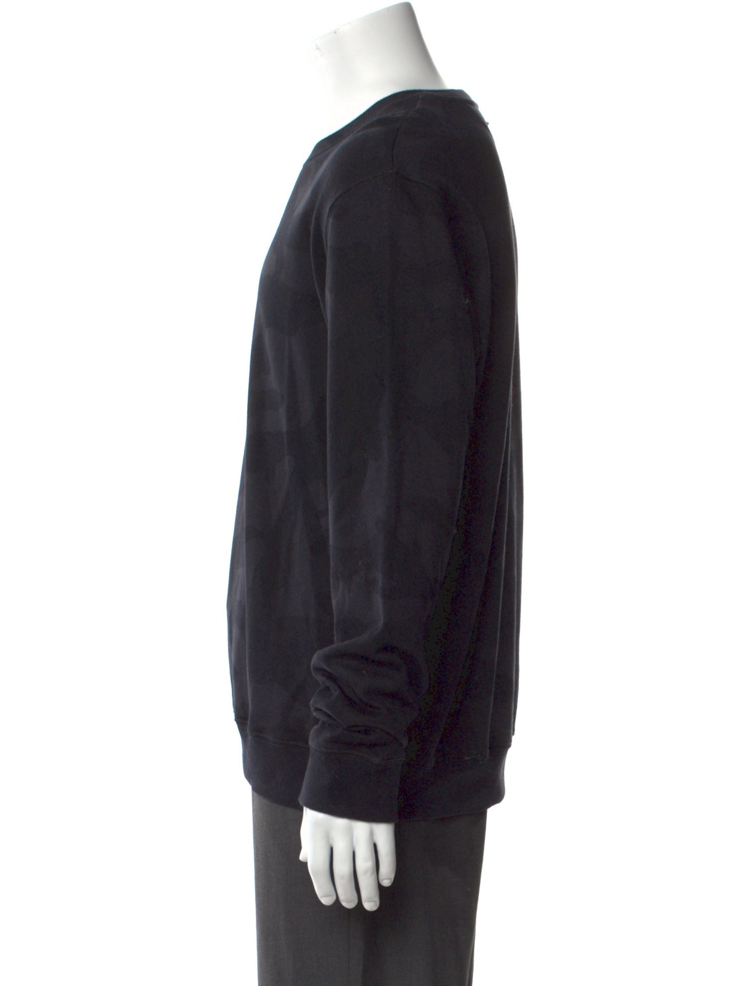 Valentino Rockstud Accents Crew Neck Sweatshirt