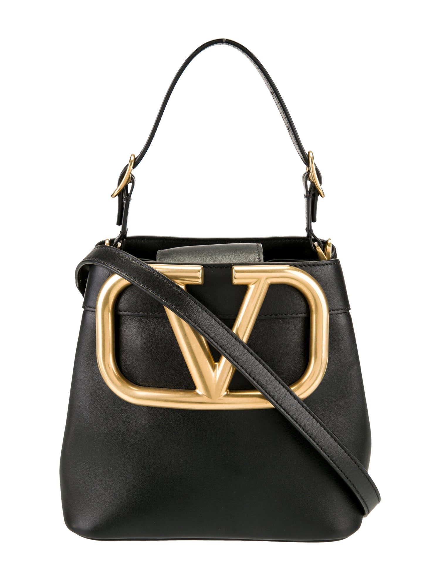 【送料&関税込】Pucci Lido Mini Bucket Bag Emilio Pucci Lido Calf Leather Bucket Bag - Brown Bucket