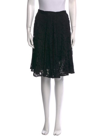 Valentino Lace Knee-Length Skirt