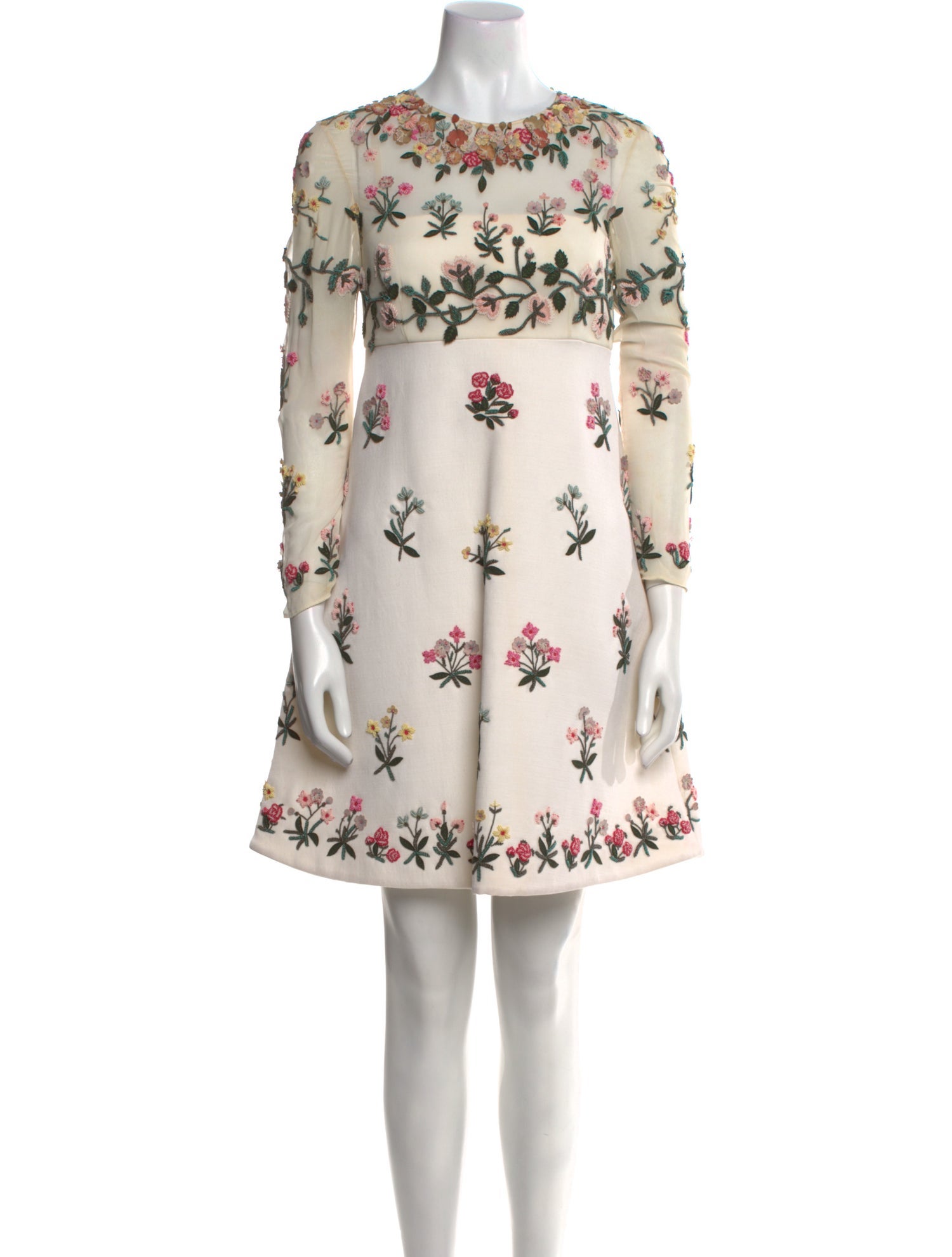 Valentino Virgin Wool Mini Dress