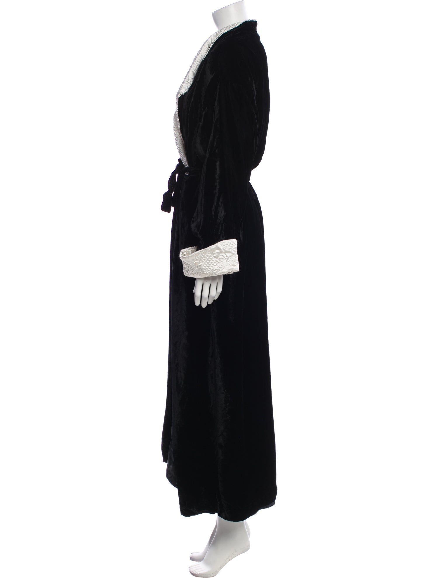 Valentino Embroidered Accent Robe