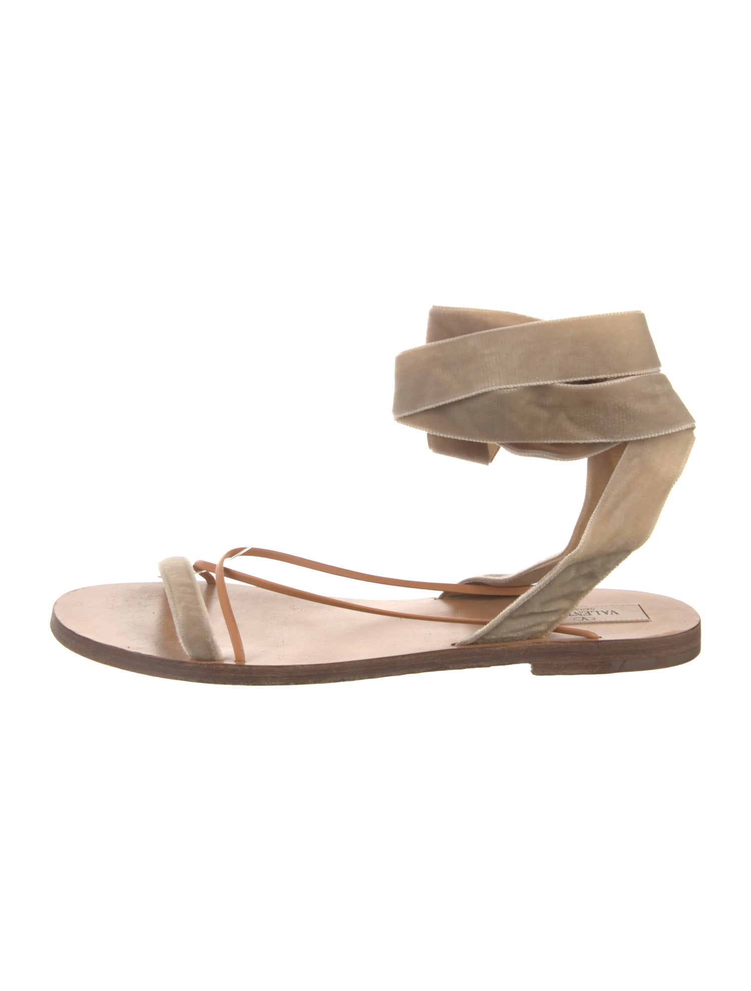 Valentino Velvet Sandals