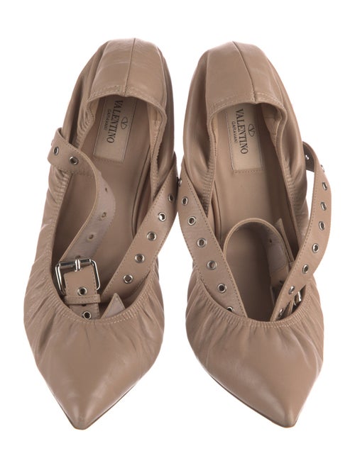 Valentino Leather Ballet Flats