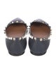 Valentino Rockstud Accents Leather Ballet Flats