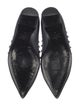 Valentino Rockstud Accents Leather Ballet Flats