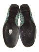 Valentino Suede Printed D'Orsay Flats