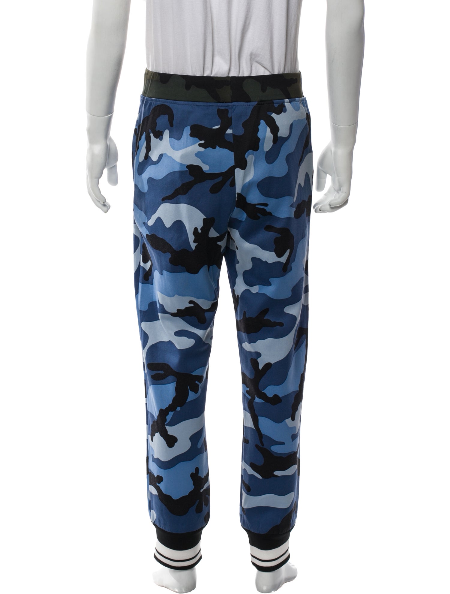 Valentino Camouflage Print Lounge Bottoms