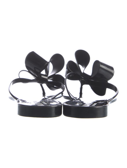 Valentino Rubber Bow Accents Slides