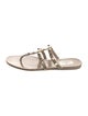 Valentino Rockstud Accents Rubber Slides