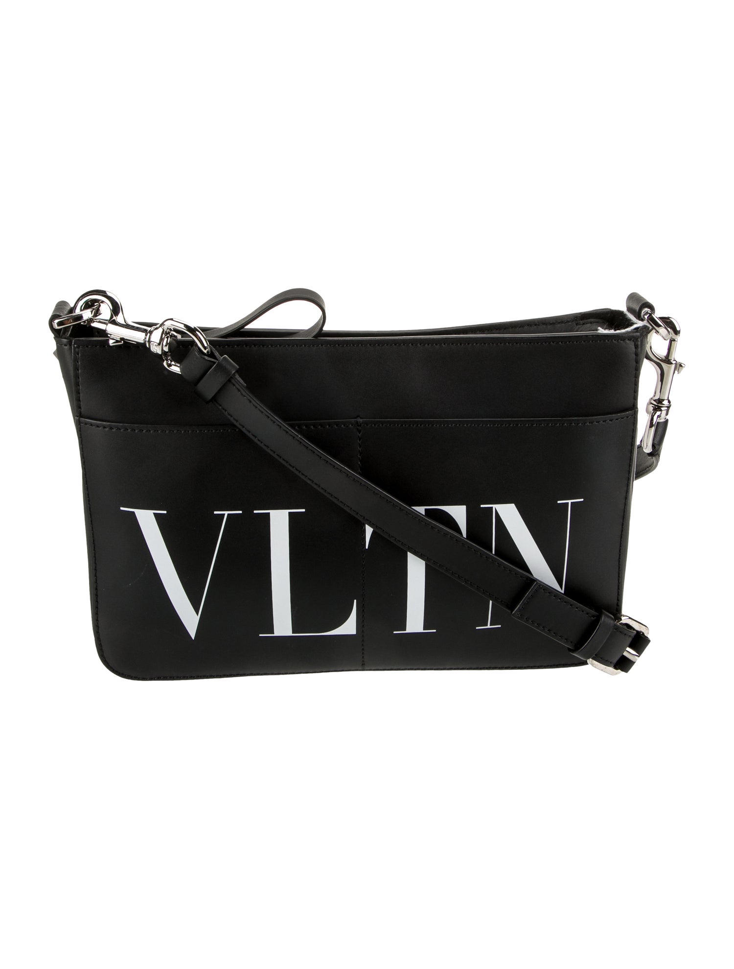 Valentino Leather Messenger Bag
