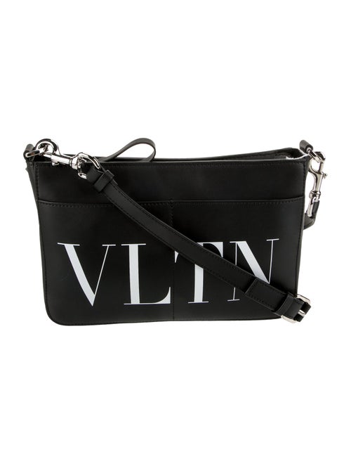 Valentino Leather Messenger Bag