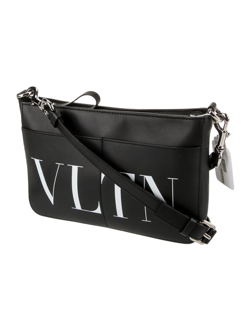 Valentino Leather Messenger Bag