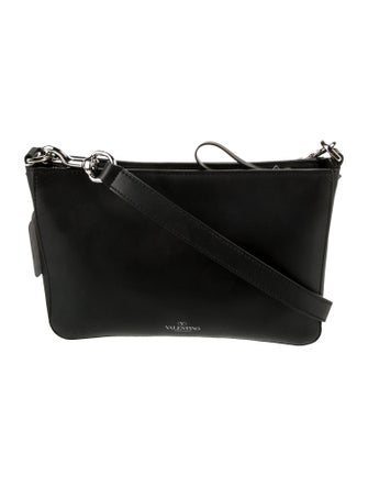 Valentino Leather Messenger Bag