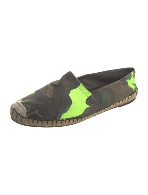 Valentino Canvas Camouflage Print Espadrilles