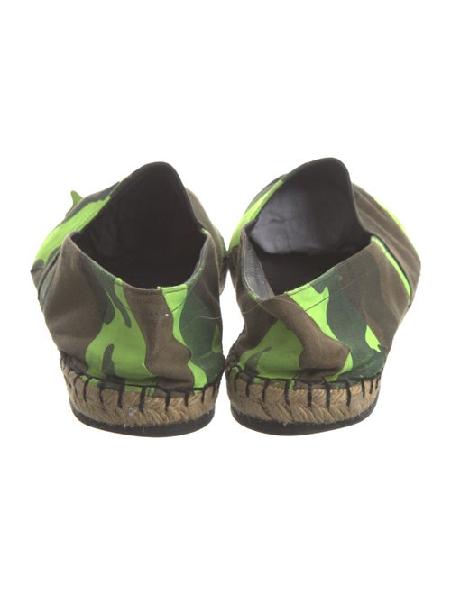 Valentino Canvas Camouflage Print Espadrilles