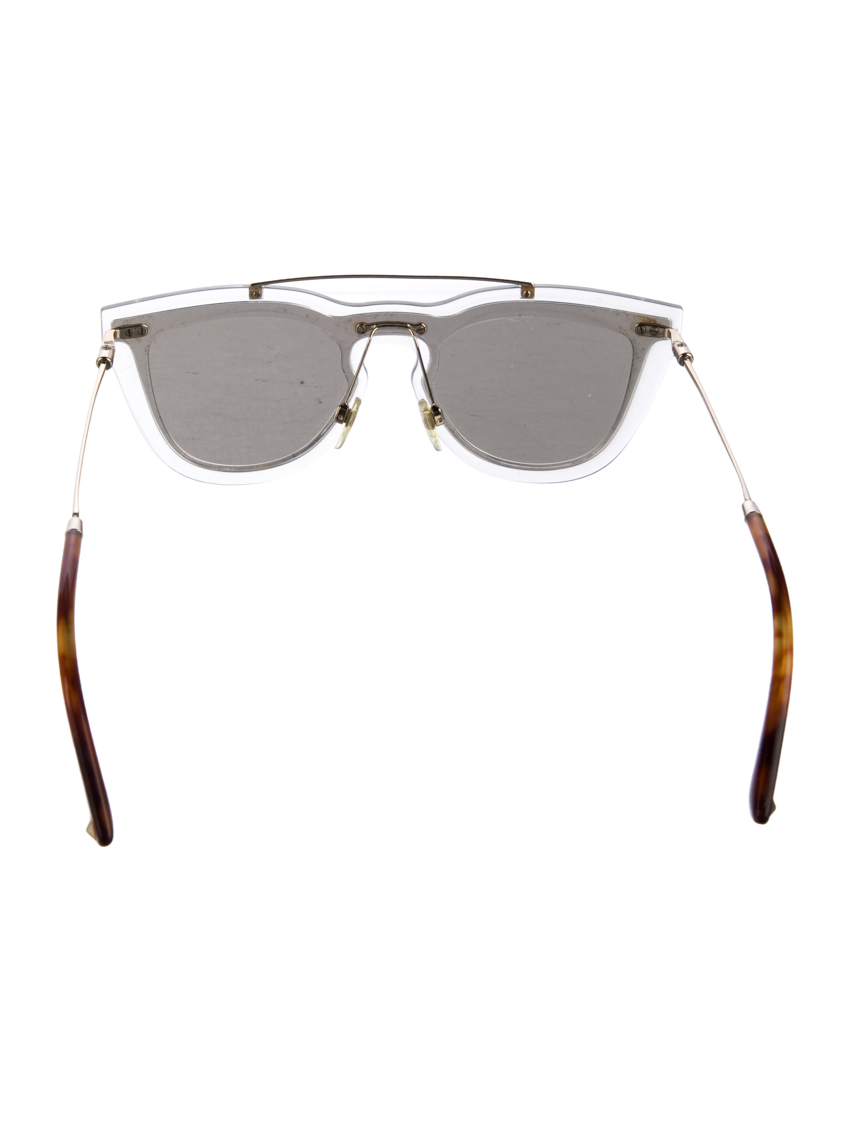 Valentino Rockstud Accents Wayfarer Sunglasses