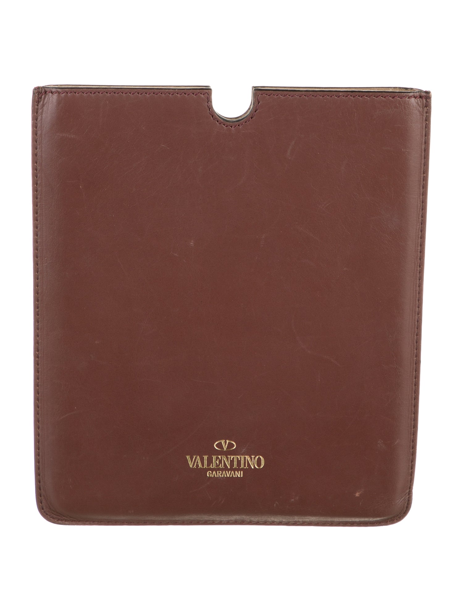 Valentino Brown Leather Case Cover