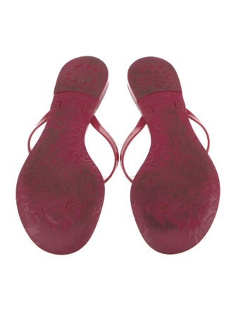 Valentino Rubber Floral Print Slides